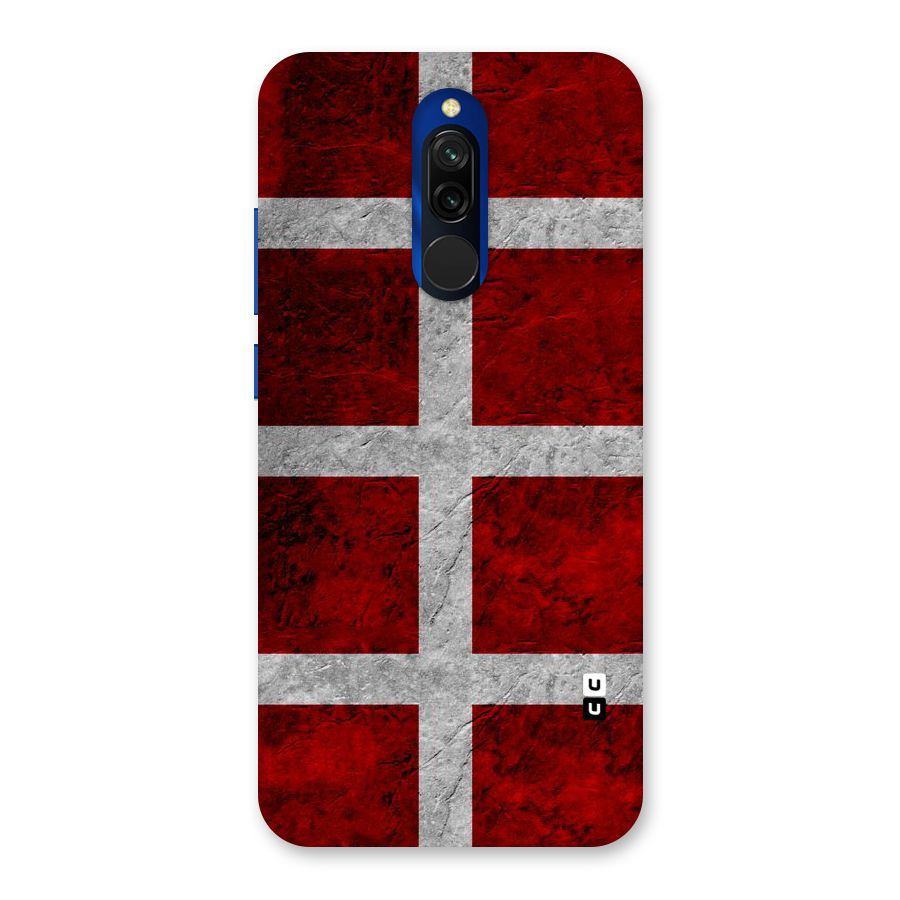 Silver Lines Back Case for Redmi 8