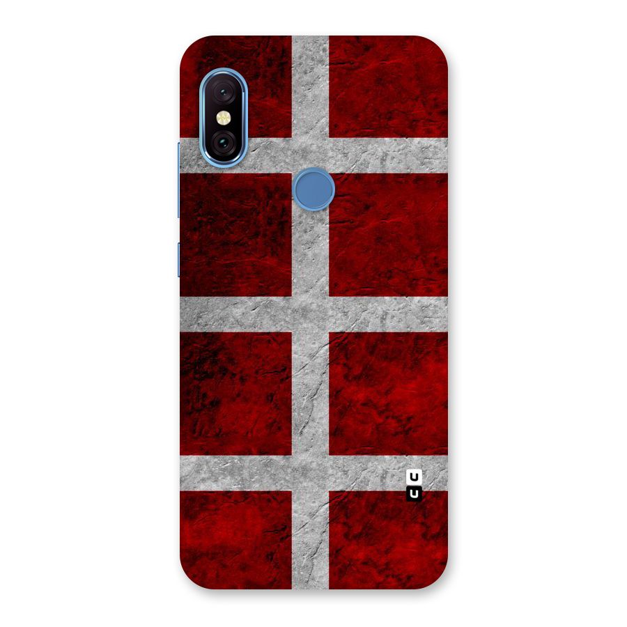 Silver Lines Back Case for Redmi Note 6 Pro