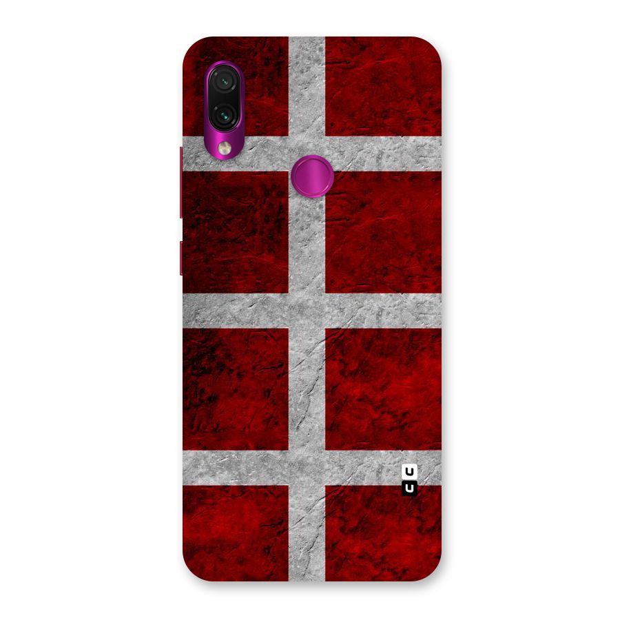 Silver Lines Back Case for Redmi Note 7 Pro