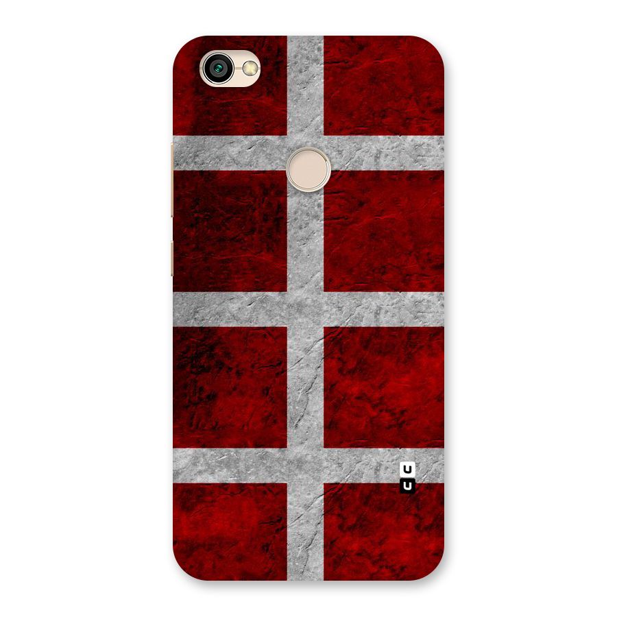 Silver Lines Back Case for Redmi Y1 2017