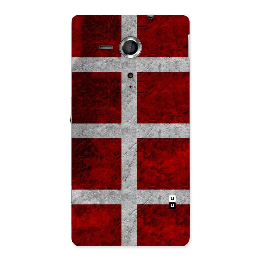 Silver Lines Back Case for Sony Xperia SP