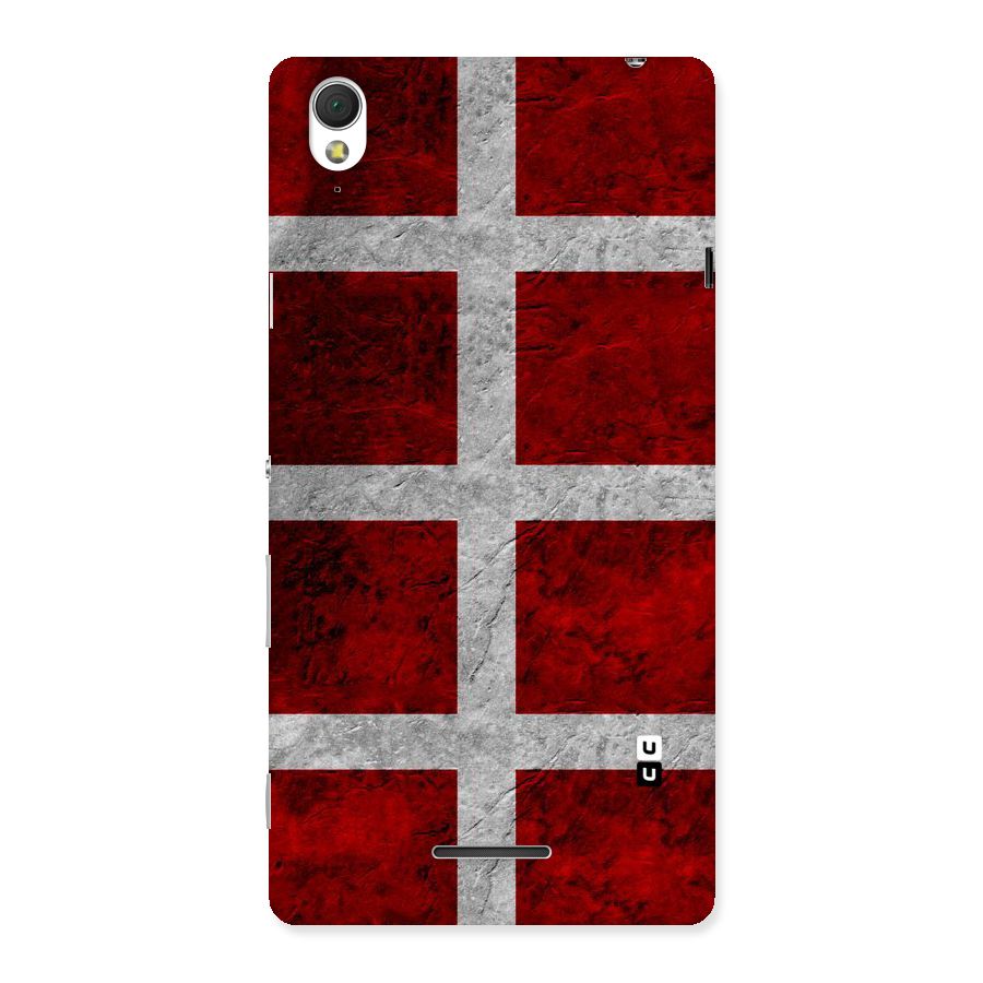 Silver Lines Back Case for Sony Xperia T3