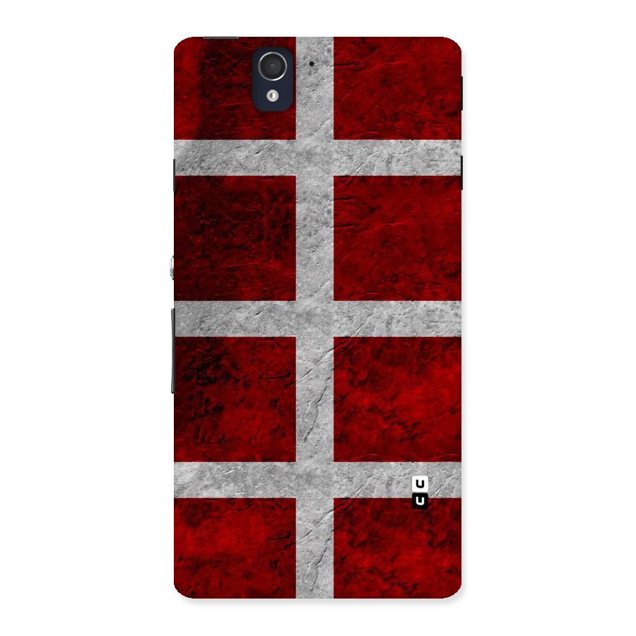 Silver Lines Back Case for Sony Xperia Z