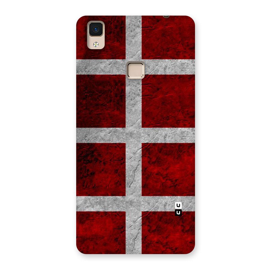 Silver Lines Back Case for V3 Max