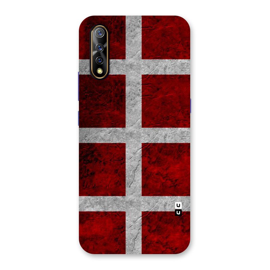 Silver Lines Back Case for Vivo S1