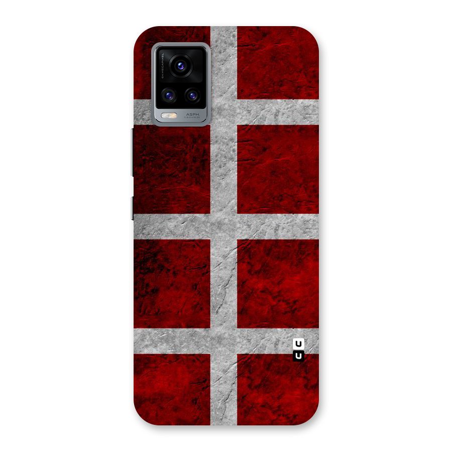 Silver Lines Back Case for Vivo V20