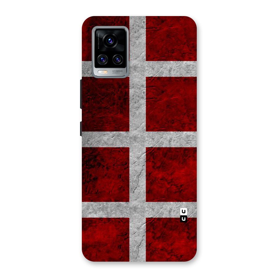 Silver Lines Back Case for Vivo V20 Pro