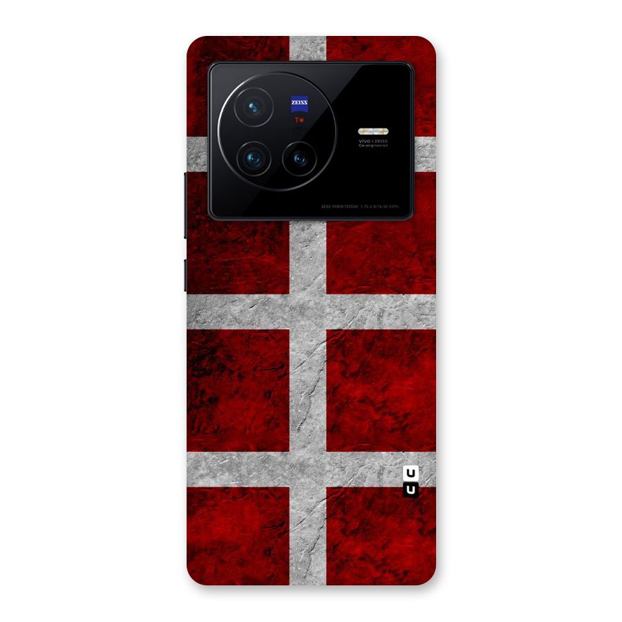 Silver Lines Back Case for Vivo X80