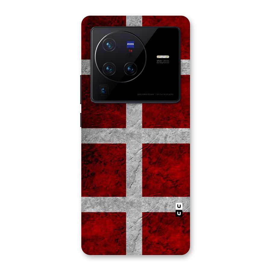 Silver Lines Back Case for Vivo X80 Pro