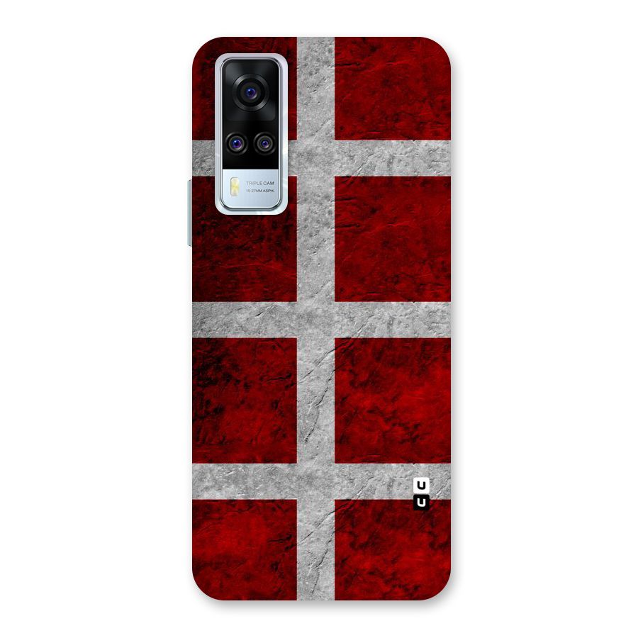Silver Lines Back Case for Vivo Y31