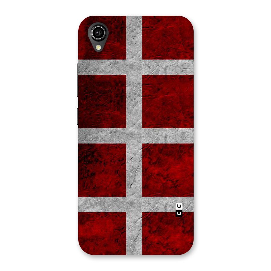 Silver Lines Back Case for Vivo Y90