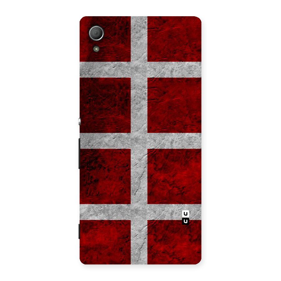 Silver Lines Back Case for Xperia Z3 Plus