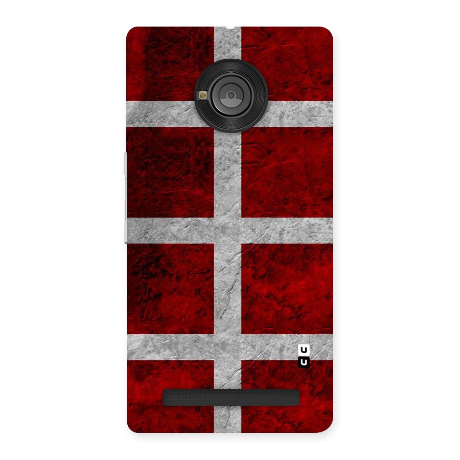 Silver Lines Back Case for Yu Yunique