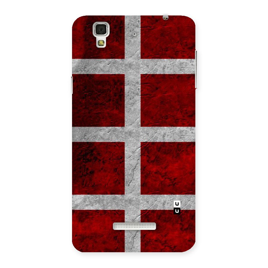 Silver Lines Back Case for Yu Yureka