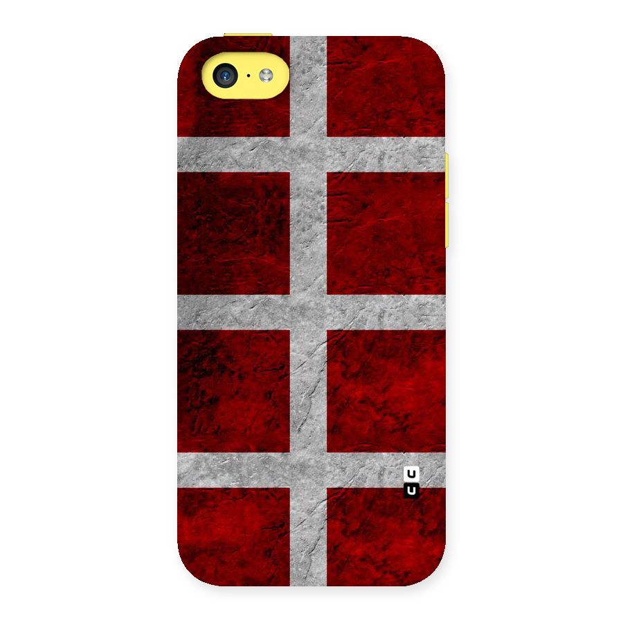Silver Lines Back Case for iPhone 5C