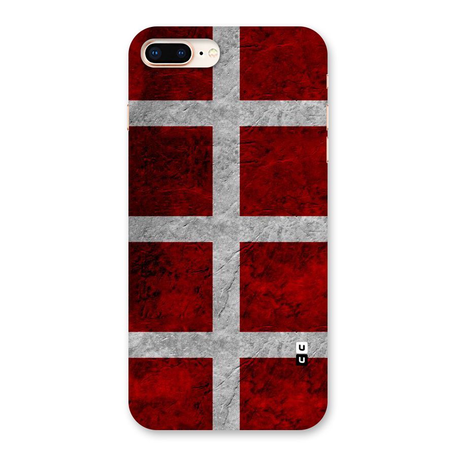 Silver Lines Back Case for iPhone 8 Plus