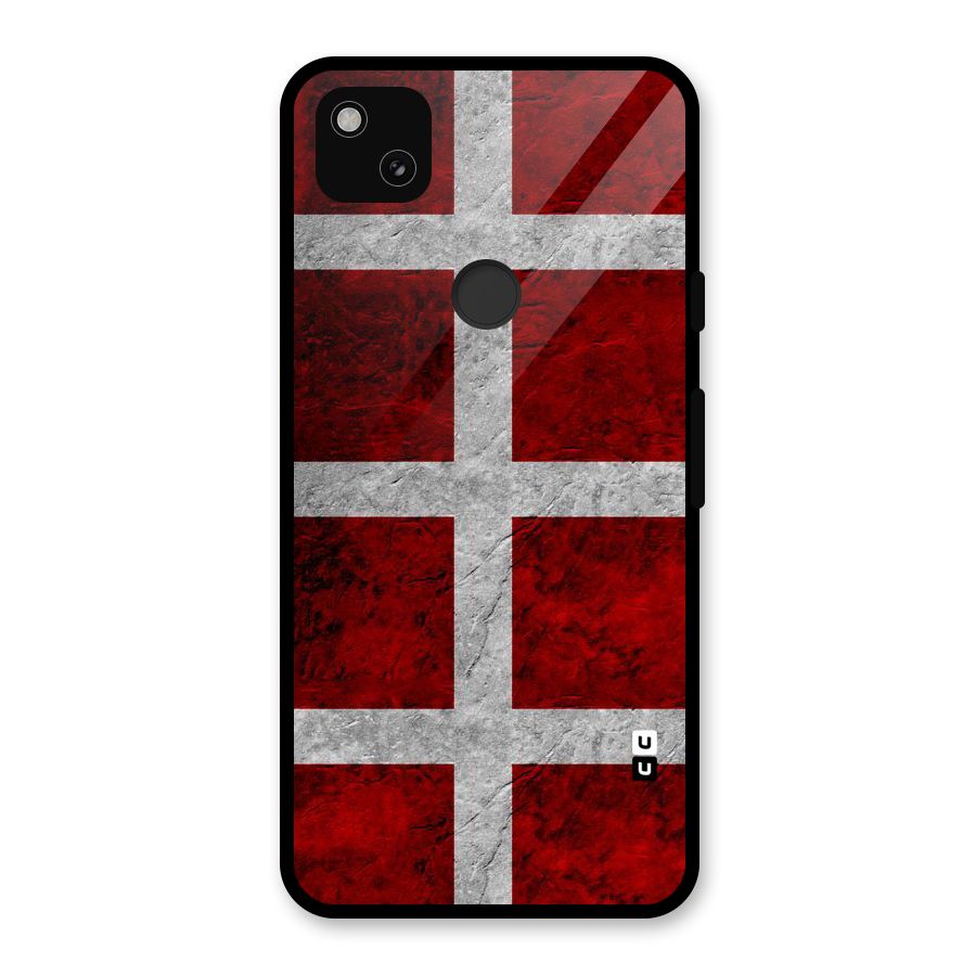 Silver Lines Glass Back Case for Google Pixel 4a