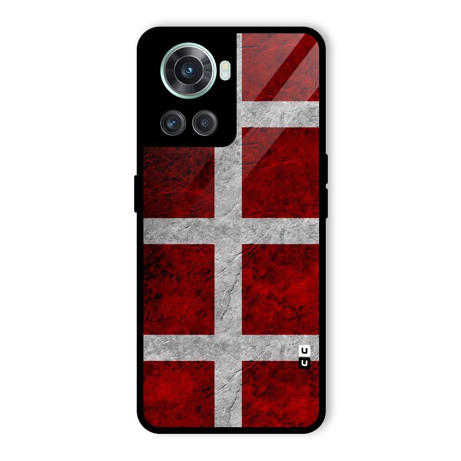 Silver Lines Glass Back Case for OnePlus 10R