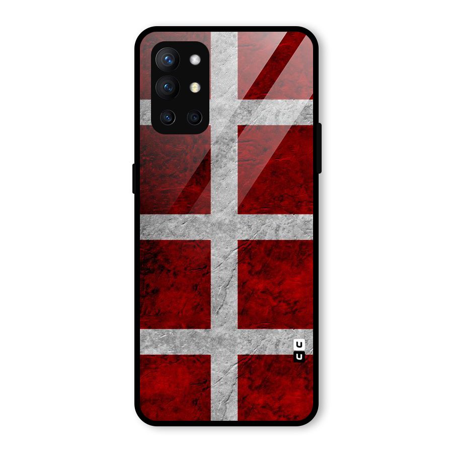 Silver Lines Glass Back Case for OnePlus 9R