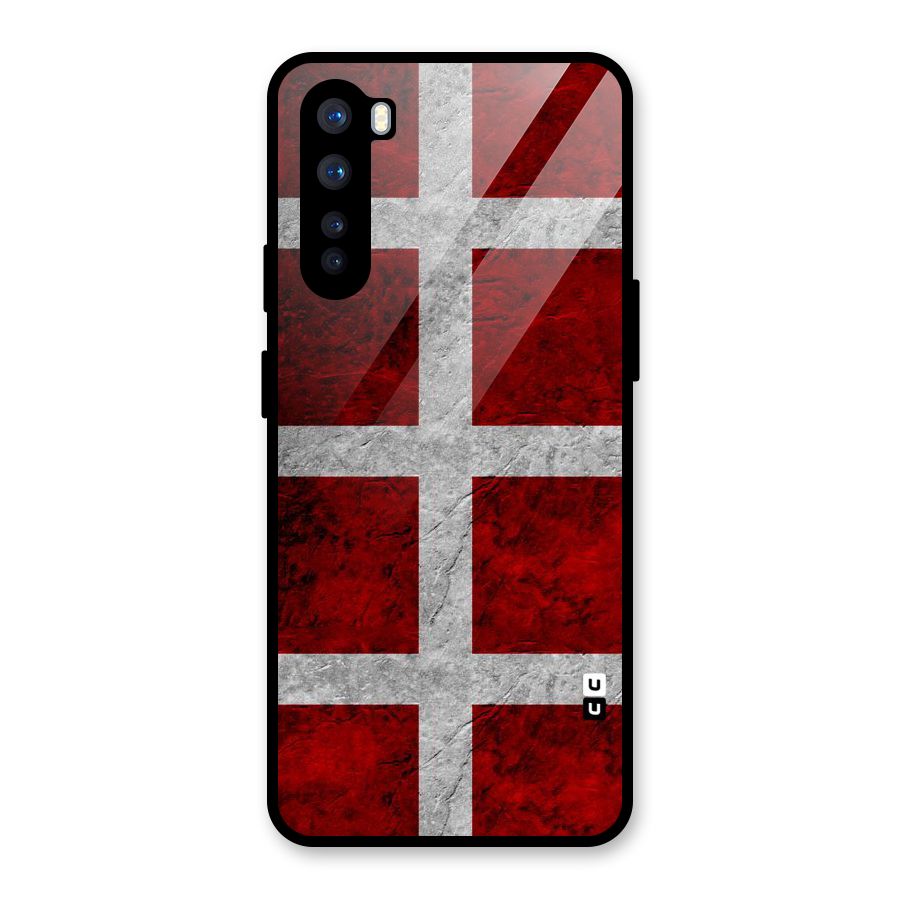 Silver Lines Glass Back Case for OnePlus Nord