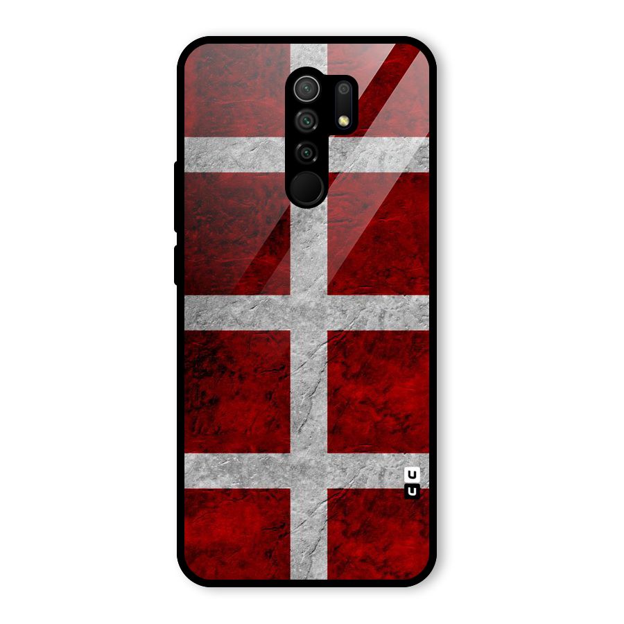 Silver Lines Glass Back Case for Poco M2
