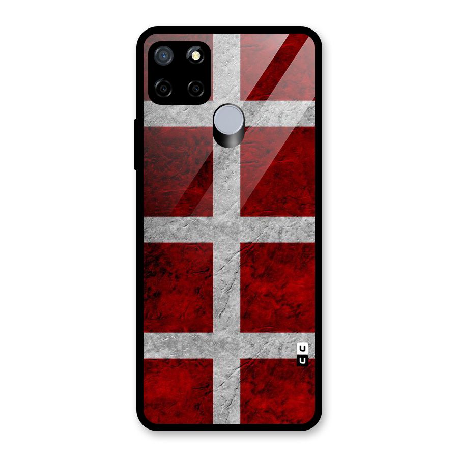 Silver Lines Glass Back Case for Realme C12