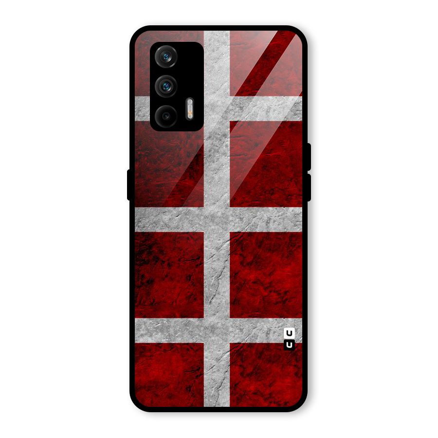 Silver Lines Glass Back Case for Realme GT 5G