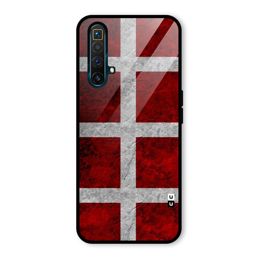 Silver Lines Glass Back Case for Realme X3