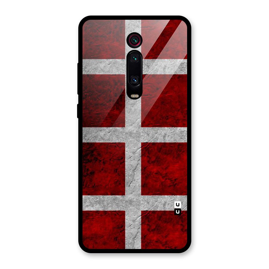 Silver Lines Glass Back Case for Redmi K20 Pro