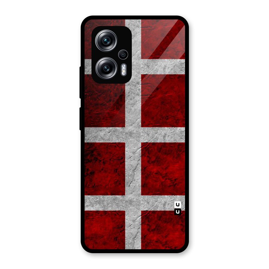 Silver Lines Glass Back Case for Redmi K50i