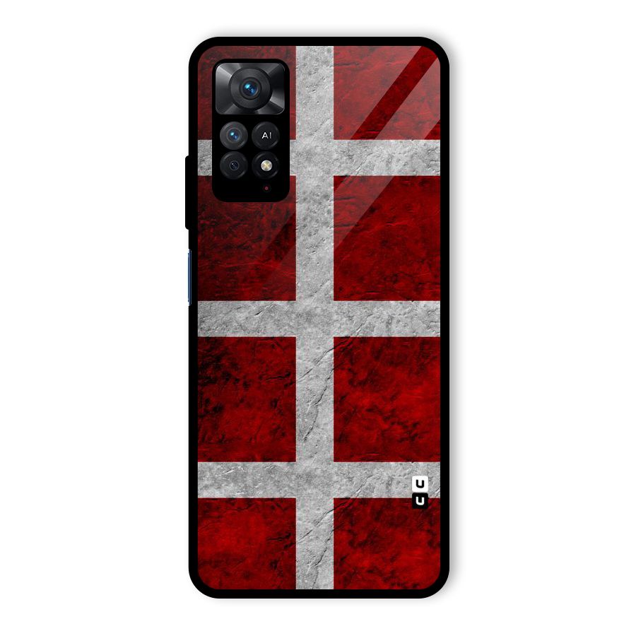 Silver Lines Glass Back Case for Redmi Note 11 Pro Plus 5G