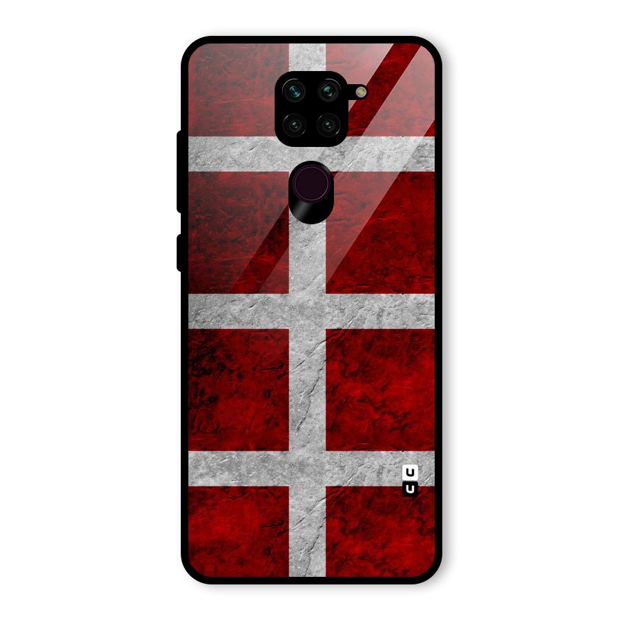 Silver Lines Glass Back Case for Redmi Note 9