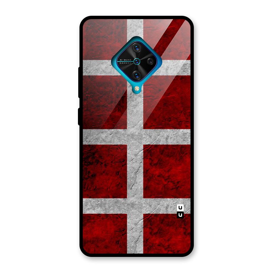 Silver Lines Glass Back Case for Vivo S1 Pro
