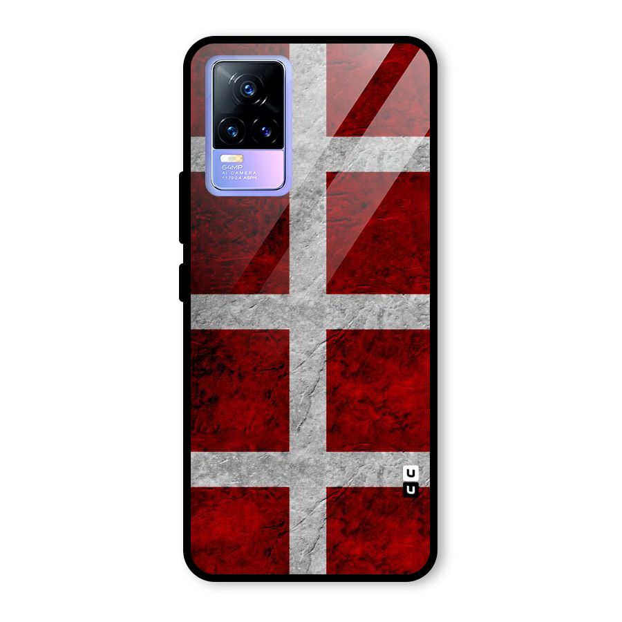 Silver Lines Glass Back Case for Vivo Y73