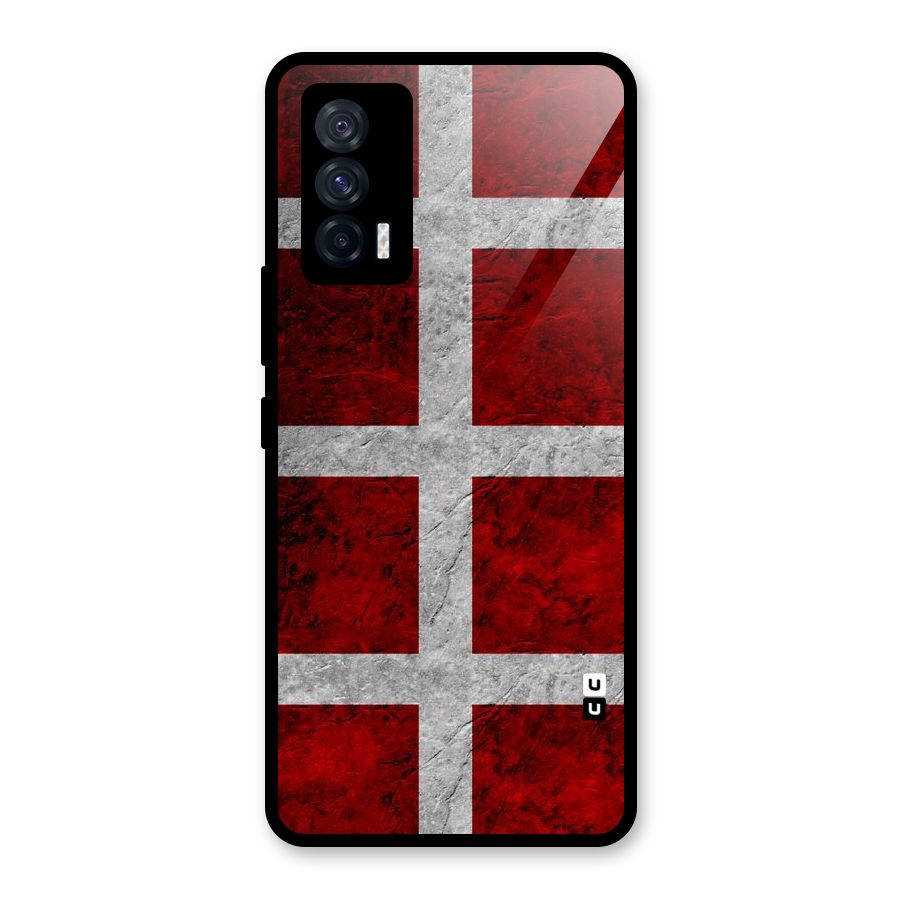Silver Lines Glass Back Case for Vivo iQOO 7 5G