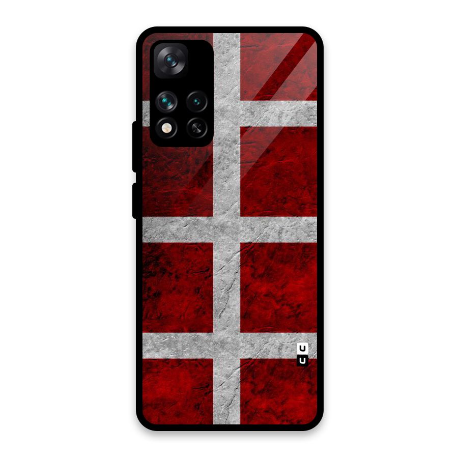 Silver Lines Glass Back Case for Xiaomi 11i 5G
