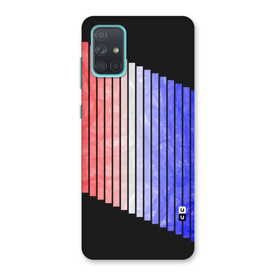 Simple Bars Back Case for Galaxy A71