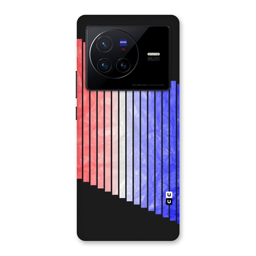 Simple Bars Back Case for Vivo X80