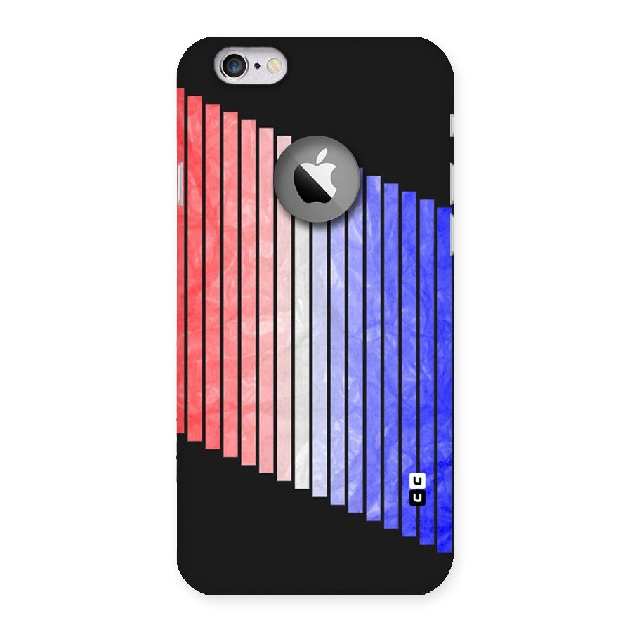 Simple Bars Back Case for iPhone 6 Logo Cut