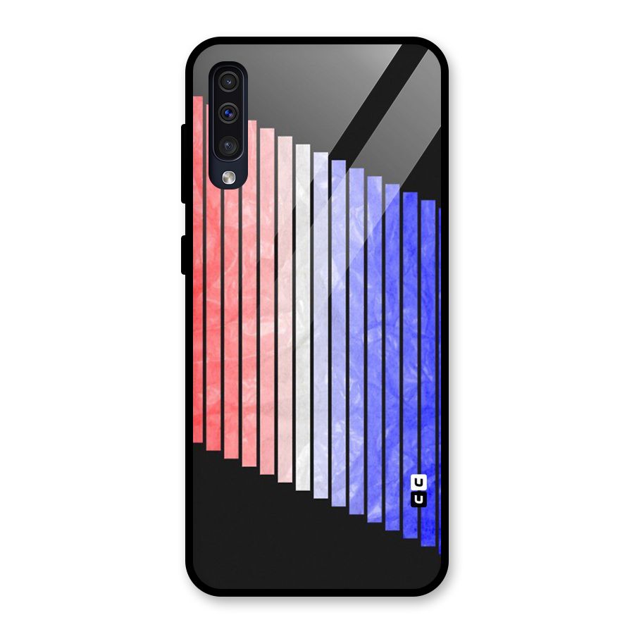 Simple Bars Glass Back Case for Galaxy A30s