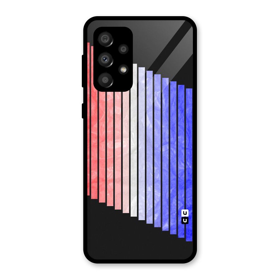 Simple Bars Glass Back Case for Galaxy A32