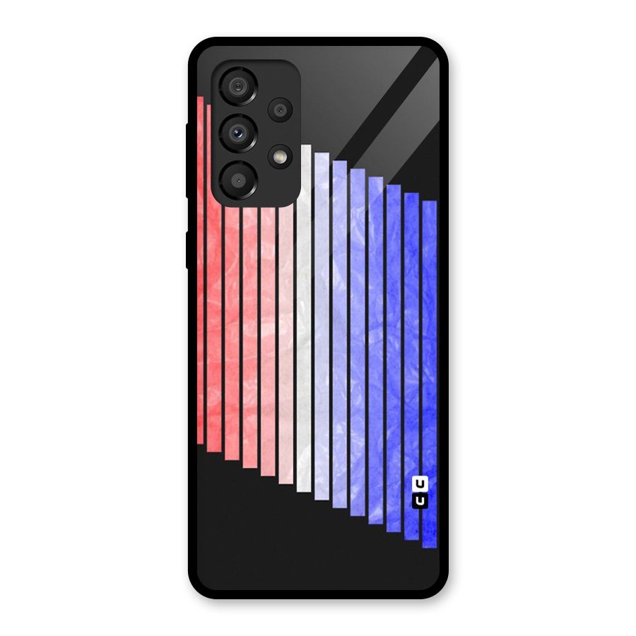 Simple Bars Glass Back Case for Galaxy A33 5G