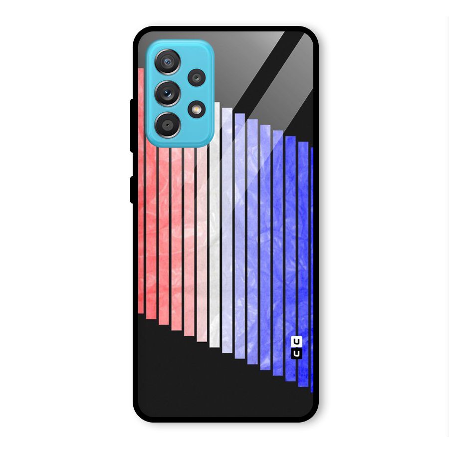Simple Bars Glass Back Case for Galaxy A52