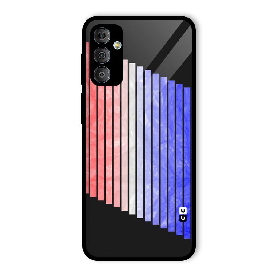 Simple Bars Glass Back Case for Galaxy F23