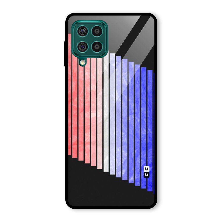 Simple Bars Glass Back Case for Galaxy F62