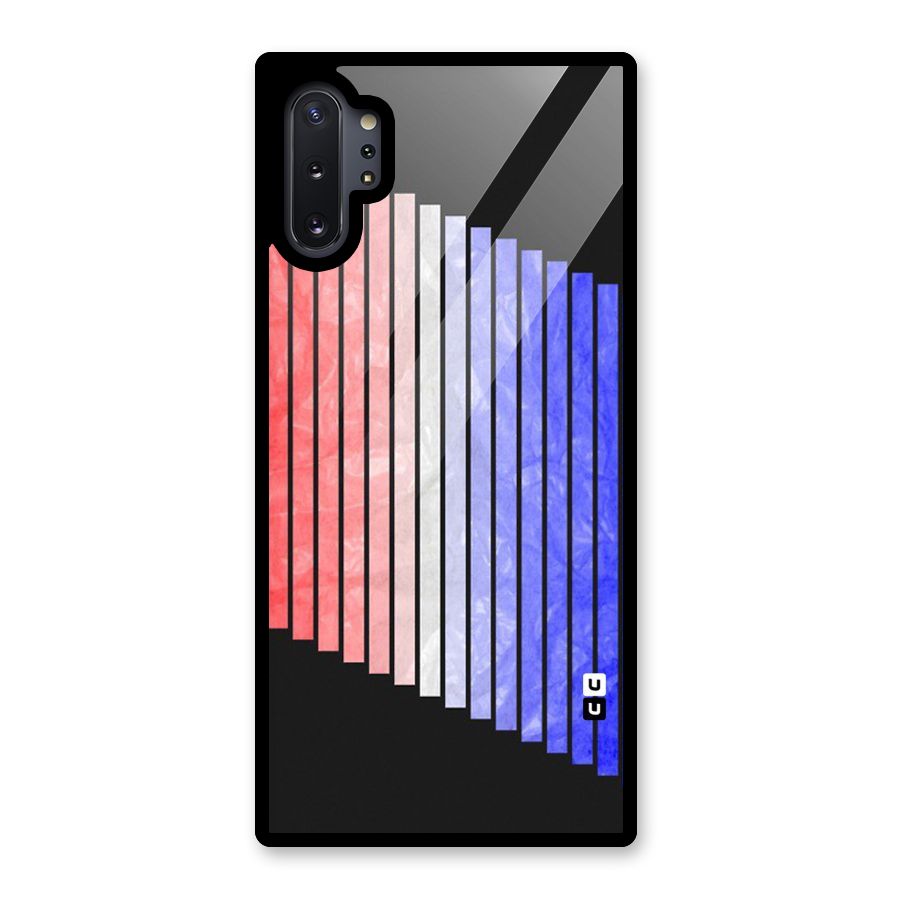 Simple Bars Glass Back Case for Galaxy Note 10 Plus