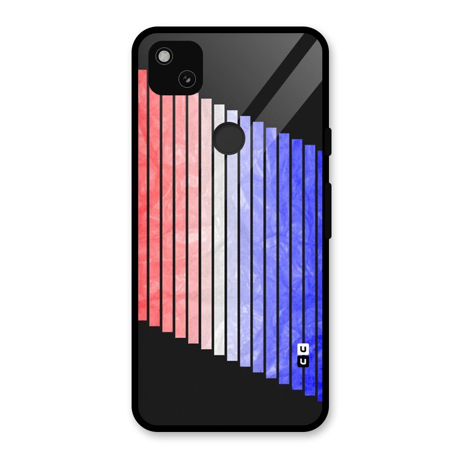 Simple Bars Glass Back Case for Google Pixel 4a