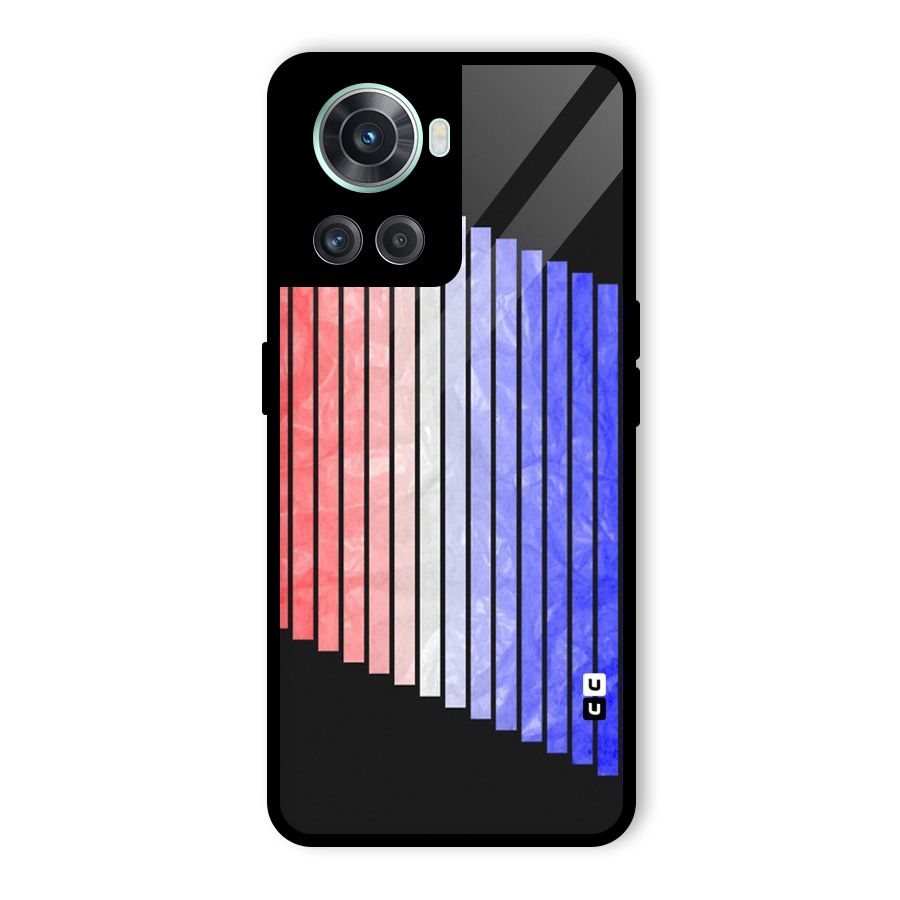 Simple Bars Glass Back Case for OnePlus 10R