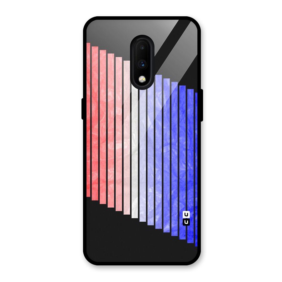 Simple Bars Glass Back Case for OnePlus 7