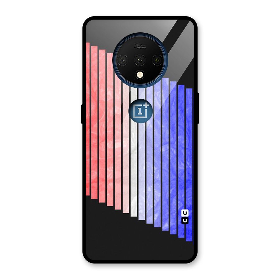 Simple Bars Glass Back Case for OnePlus 7T
